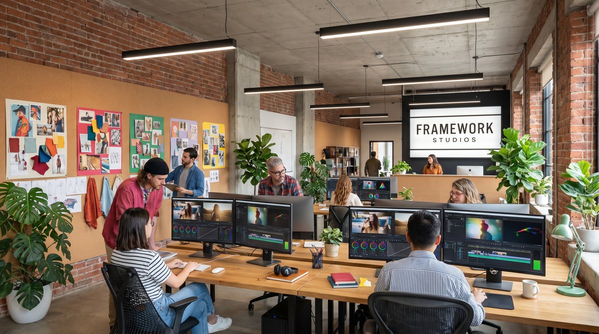 韩漫公司办公环境